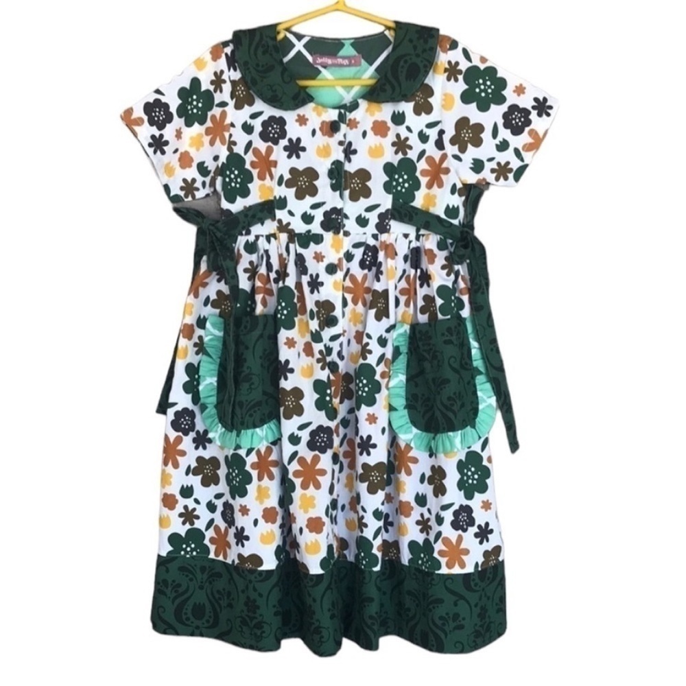 Jelly the Pug Monaco Laura Floral Print Dress Size 8 NWT